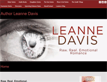 Tablet Screenshot of leannedavis.net